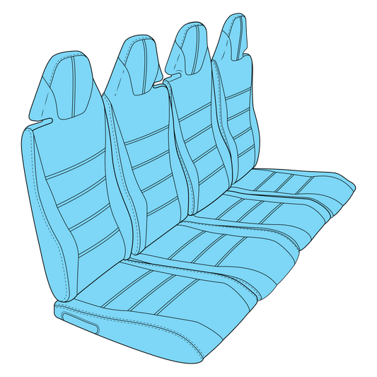 H125 Rear Pax Seat Assy