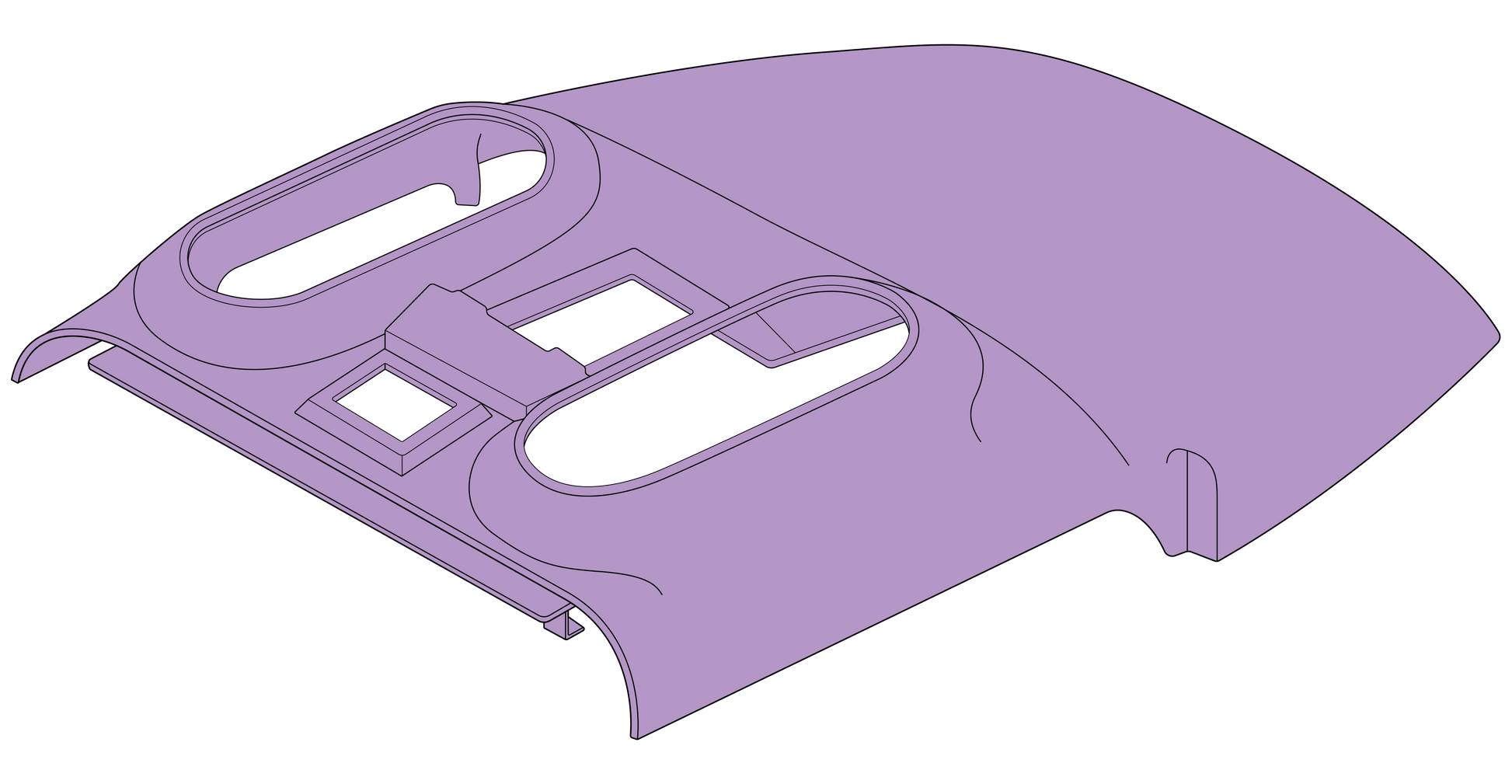 Custom color foam-backed headlining fabric for Cessna 
