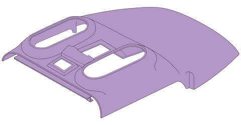 Cessna 182 Shell Fabric Headlining
