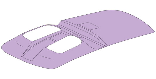 Cessna C177 Aircraft Interior Headlining Fabric | Foam Backed Ceiling Material