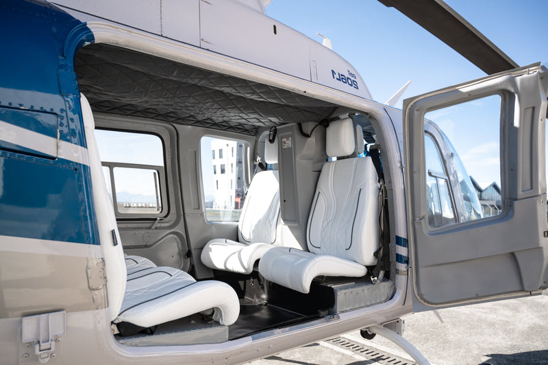 Bespoke Bell Helicopter interiors by Generation Global
