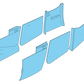 Cessna 182 Aircraft Interior Sidewall Trim Panels | Full Interior Kit with Custom Colours