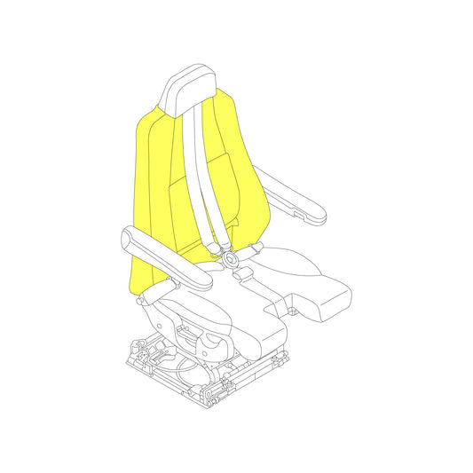 Embraer 170/175/190/195 Cushion, Backrest, Captain/First Officer