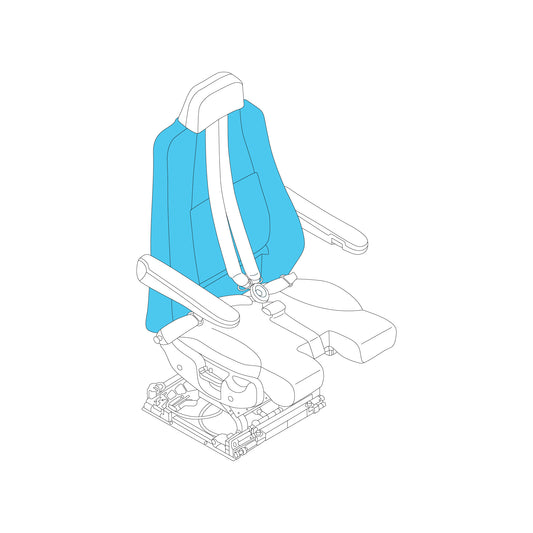 Embraer E170/175 E190/195 Cover Crew backrest