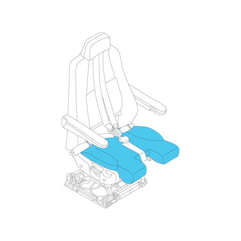 Cover, Seat Pan, Captain/First Officer Embraer