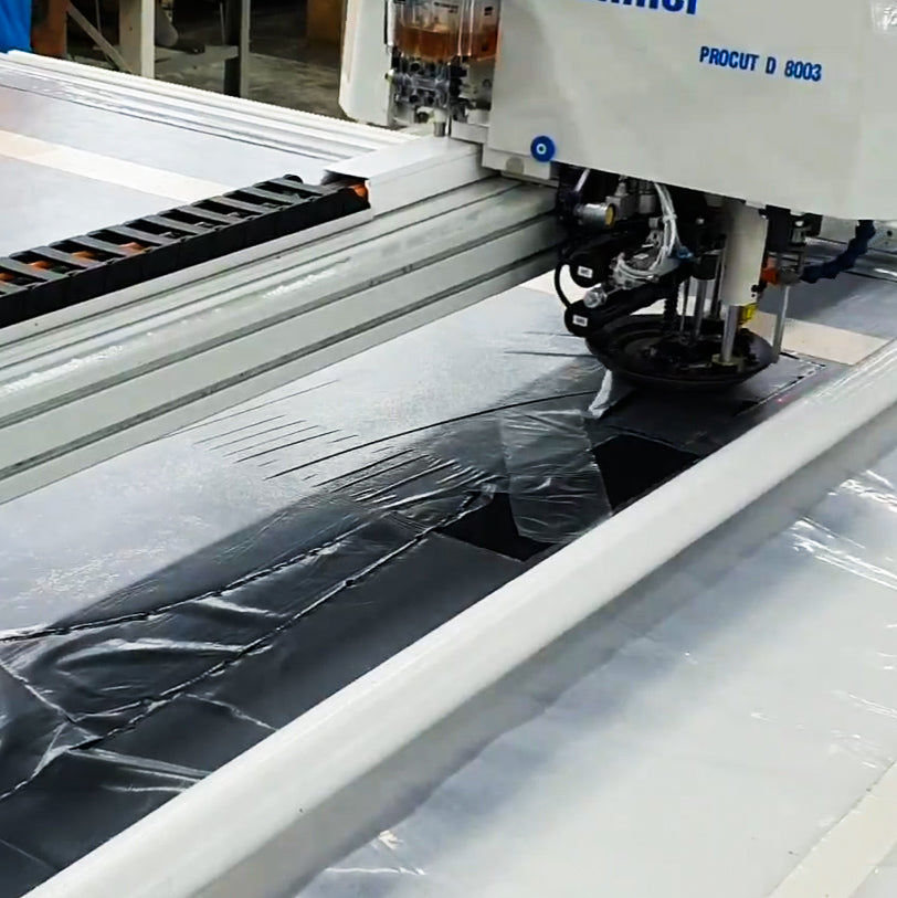 Commercial Airline Dress Covers CNC cutting