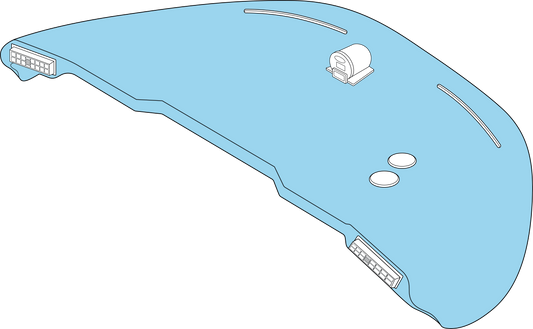 Baron E55 Glareshield Eyebrow Cover