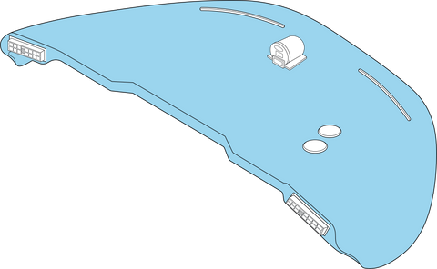B58 Glareshield Eyebrow Cover