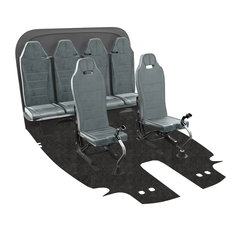 Ancient Grey, Standard Trim Kit, Airbus H125 helicopter Series