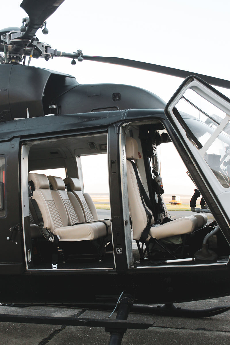 Bespoke MBB / KAWASAKI Helicopter interiors