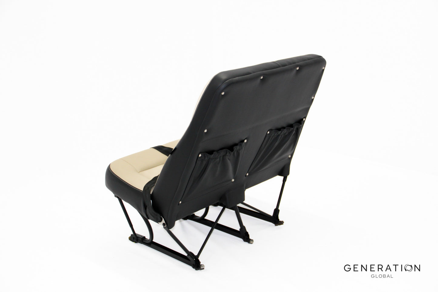 Cessna C208 Caravan Aircraft interior Double Pax Seat Upholstery Assembly – Leather Covers & Cushions