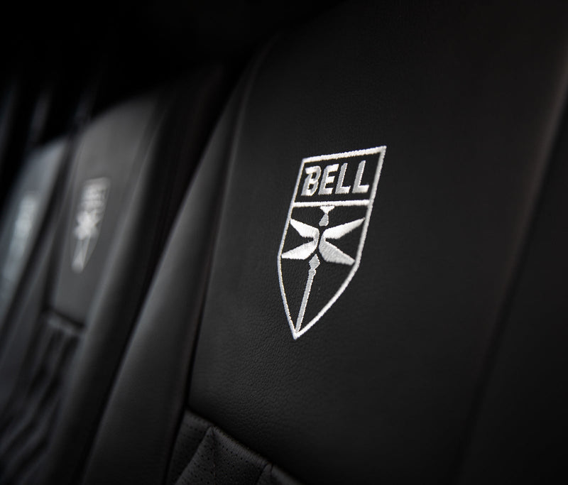 Bespoke Logo options for custom helicopter interiors