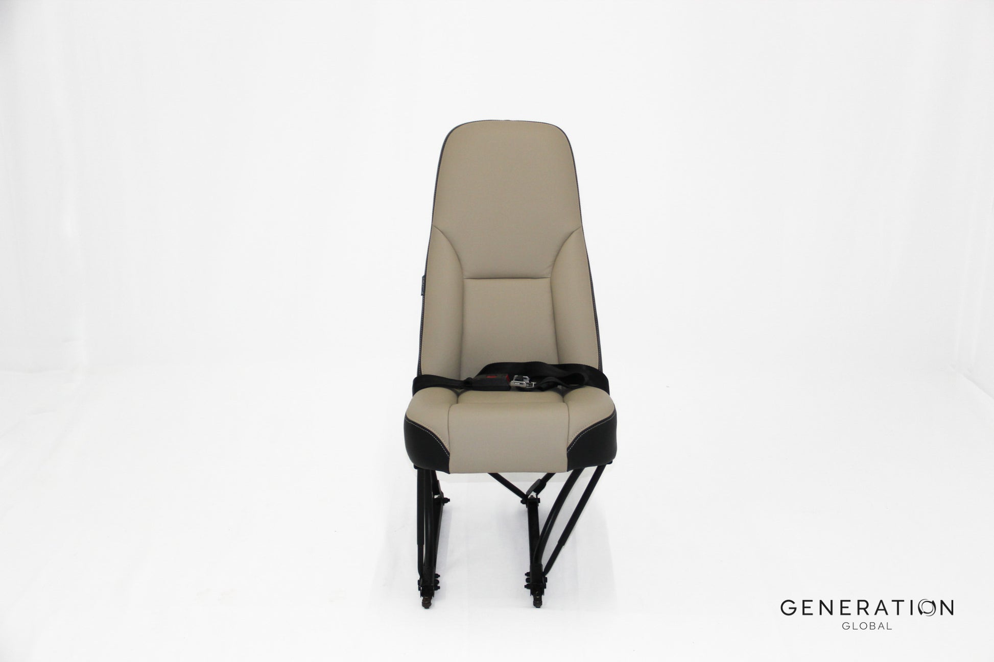 Cessna C208 Caravan Aircraft Interior Single Pax Seat Upholstery Assembly – Leather & Foam Cushions
