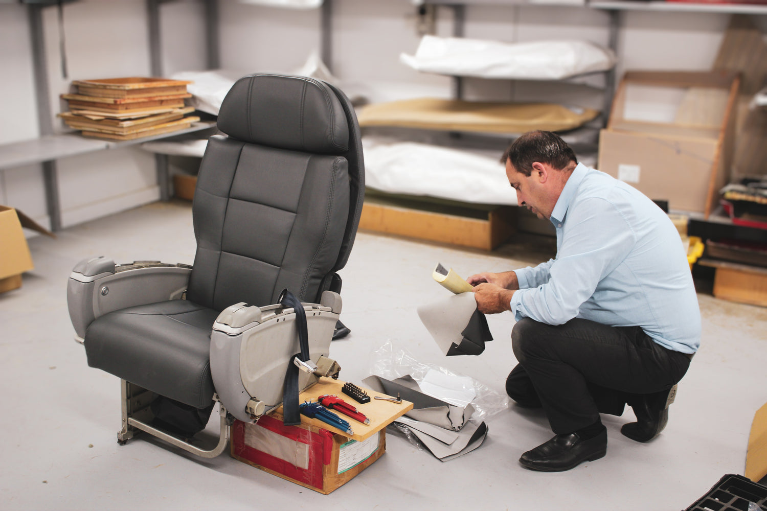 Commercial Airline Dress Covers Prototyping and development
