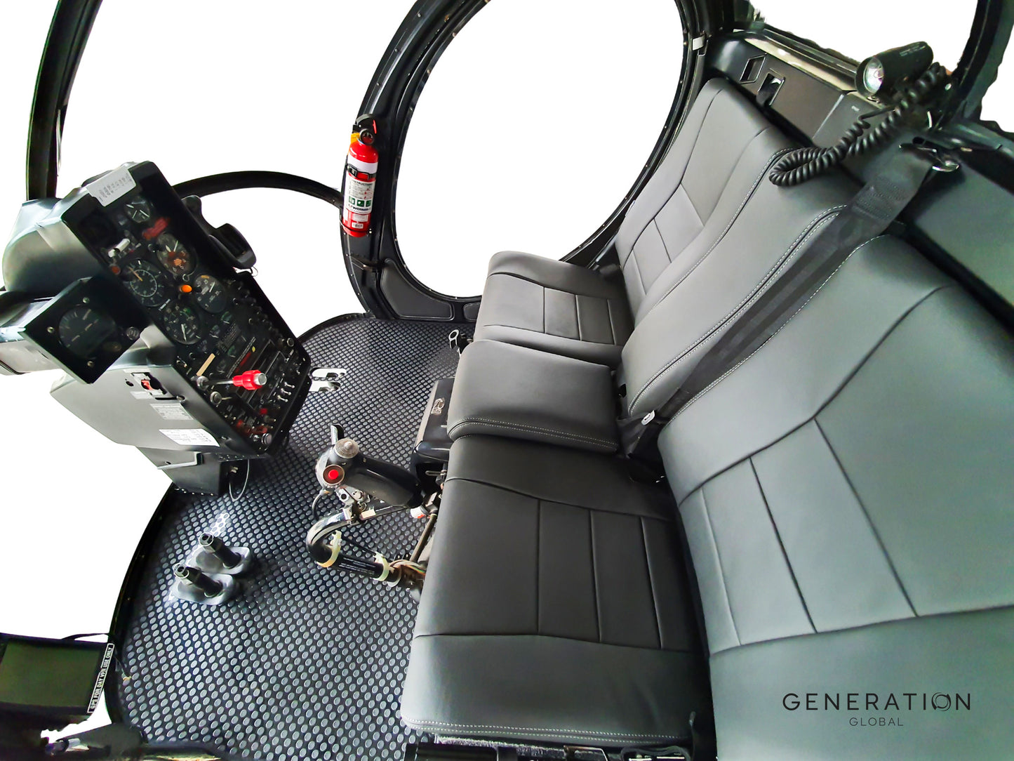 MD/Hughes Helicopter 269/300C Seat Assemblies, 3 Place