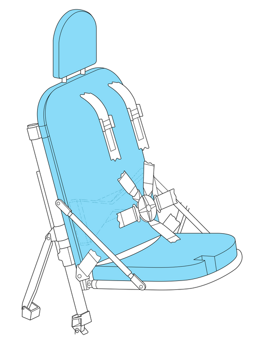 MD 902 Crew Seat Cover