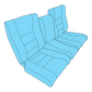 Seat Assy, 3 Place