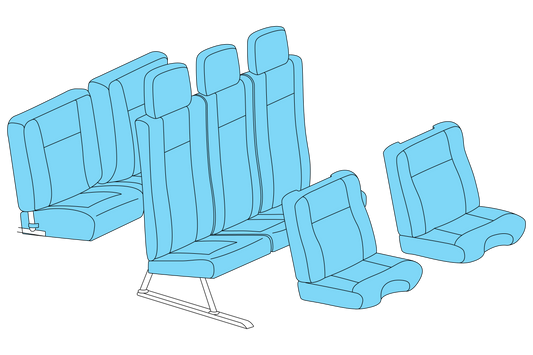 MD 600 Seat Upholstery Assys