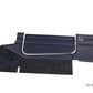 Complete Piper PA-28-140 sidewall trim panel set including door panel, side panels and upholstered armrests.