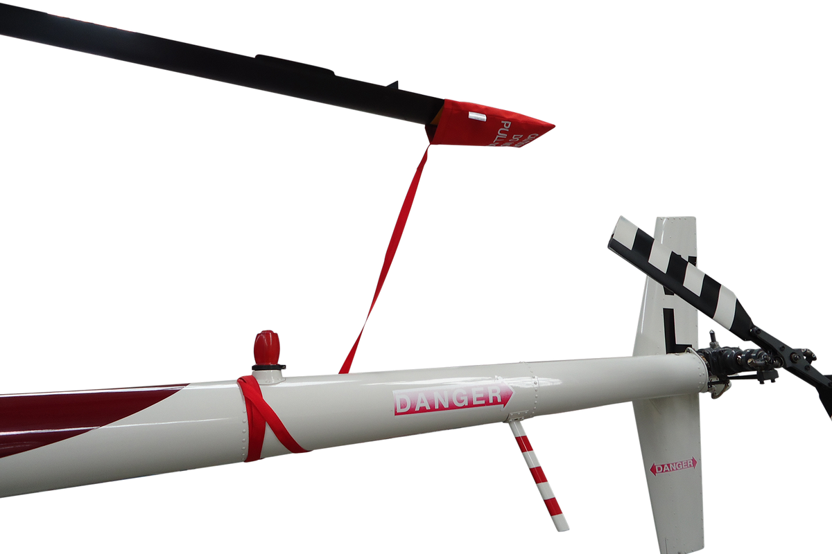 Robinson R22 Blade Tie Downs - High Visibility Webbing (Set of 2)