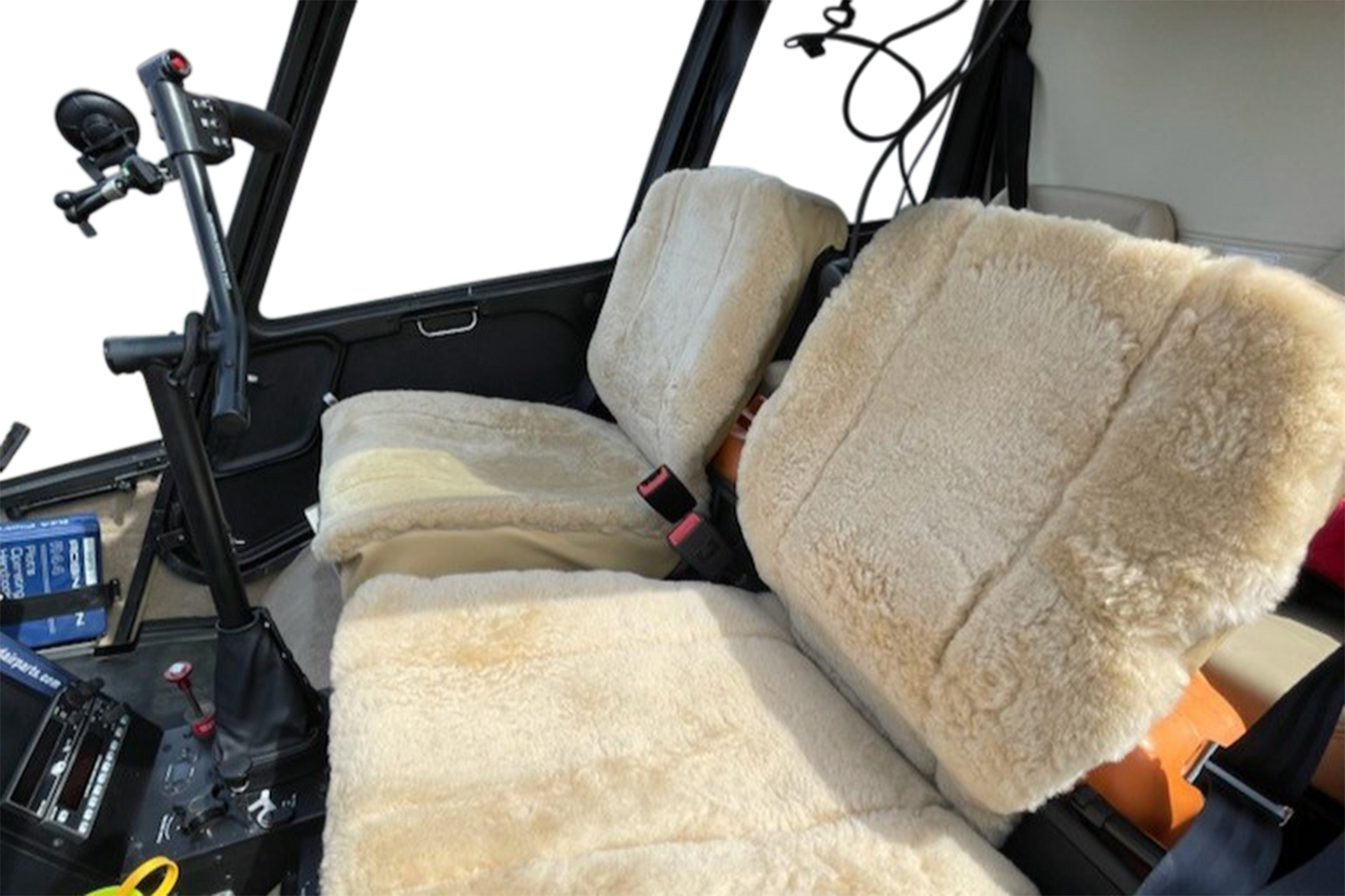 Robinson R44 Sheepskin Seat Overcovers