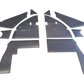 High-quality vinyl flooring set for Robinson R66 helicopter
