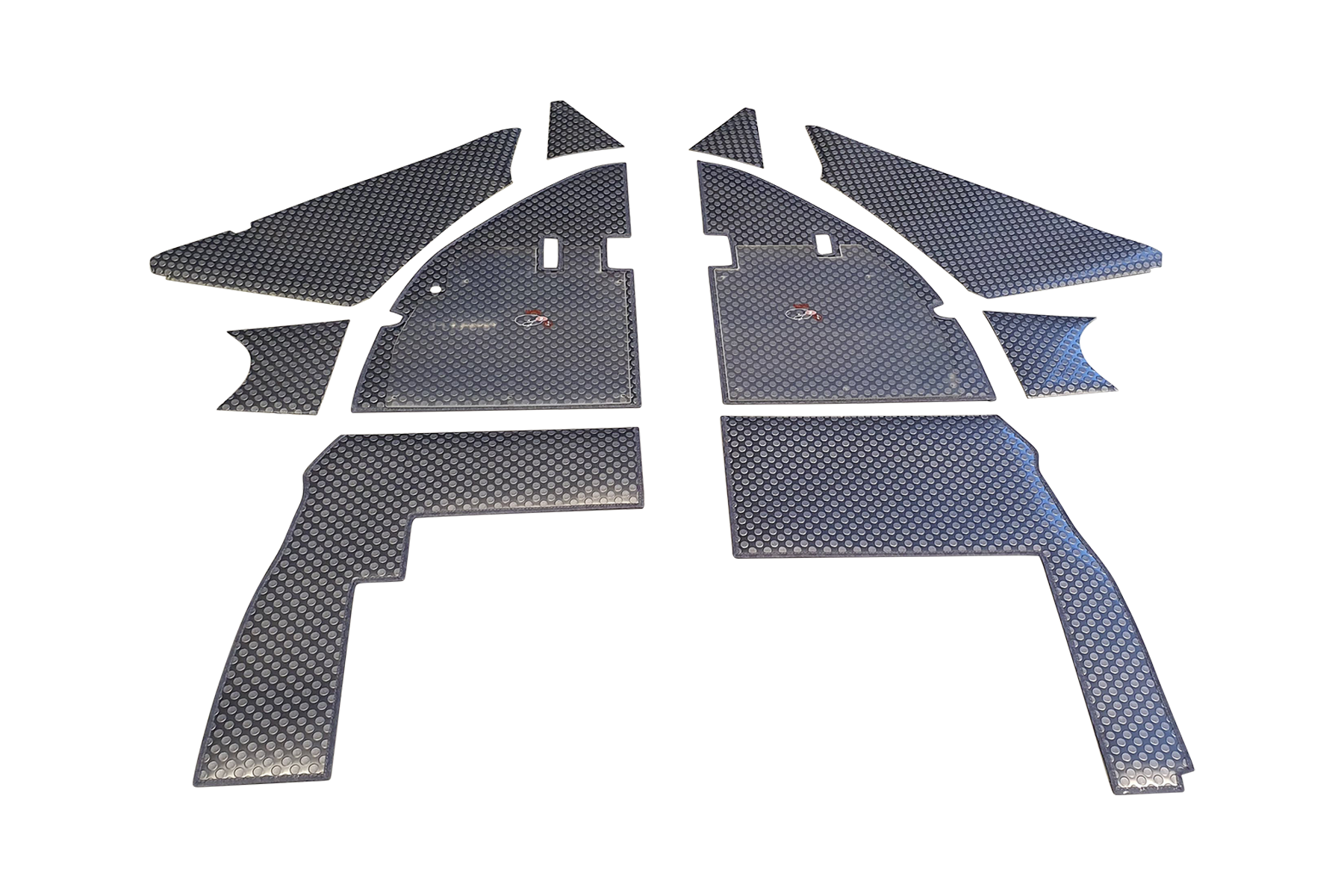 High-quality vinyl flooring set for Robinson R66 helicopter