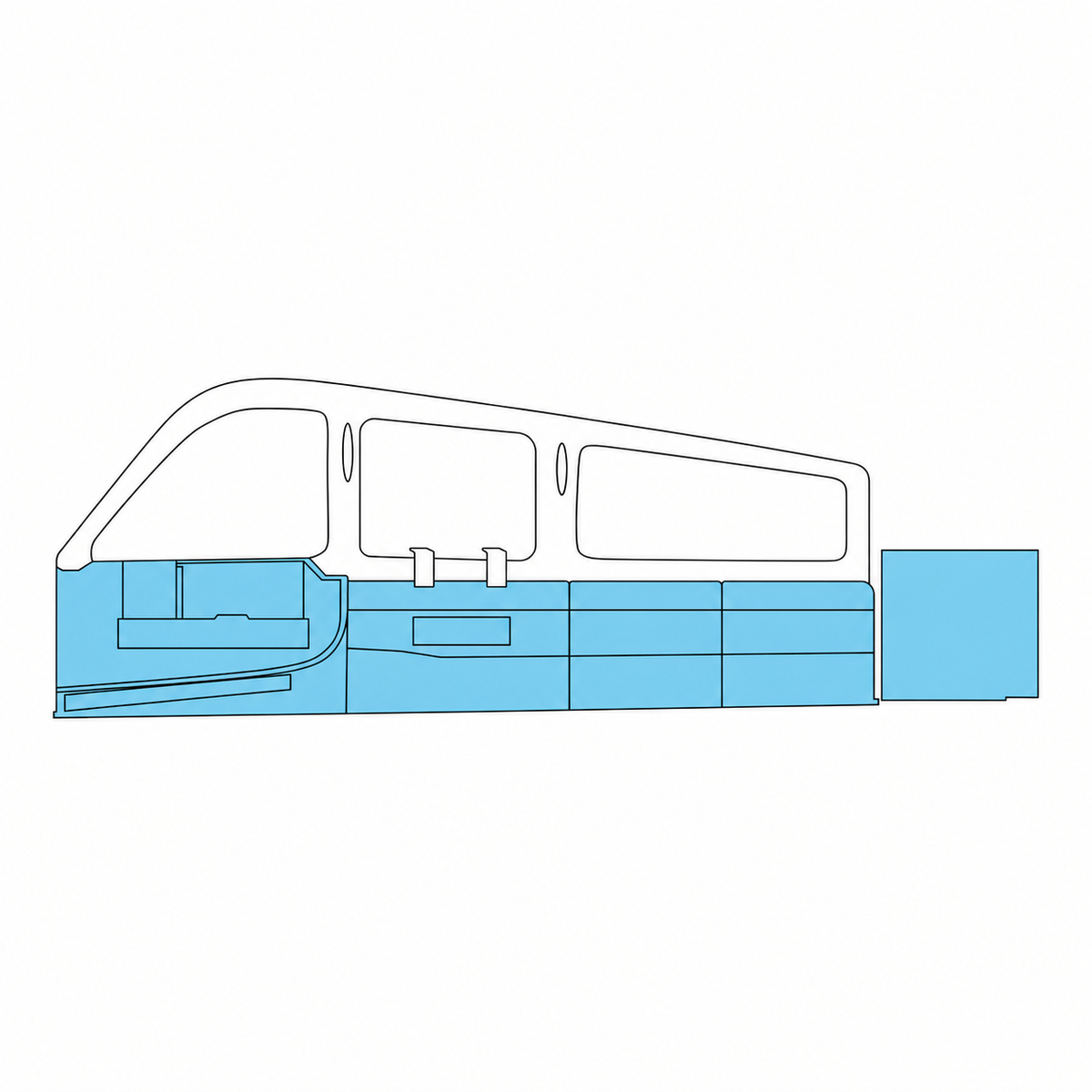 V35 Sidewall Trim Panels