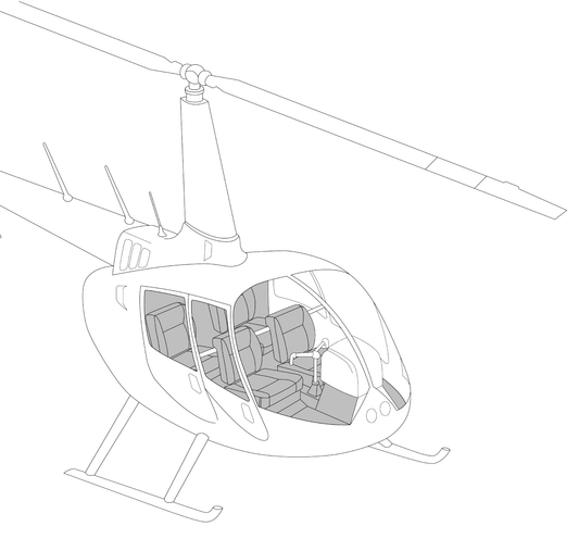 Robinson R44 Full Interior