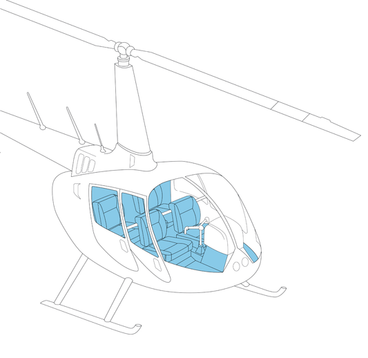 Robinson R44 Full Custom Interior