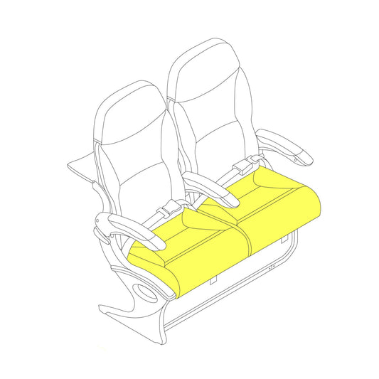 Embraer E170/175 E190/195 Seating Bottom Cushion