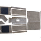 Plush WN-120 aviation carpet for Piper PA-28-140 aircraft interior refurbishment and restoration.