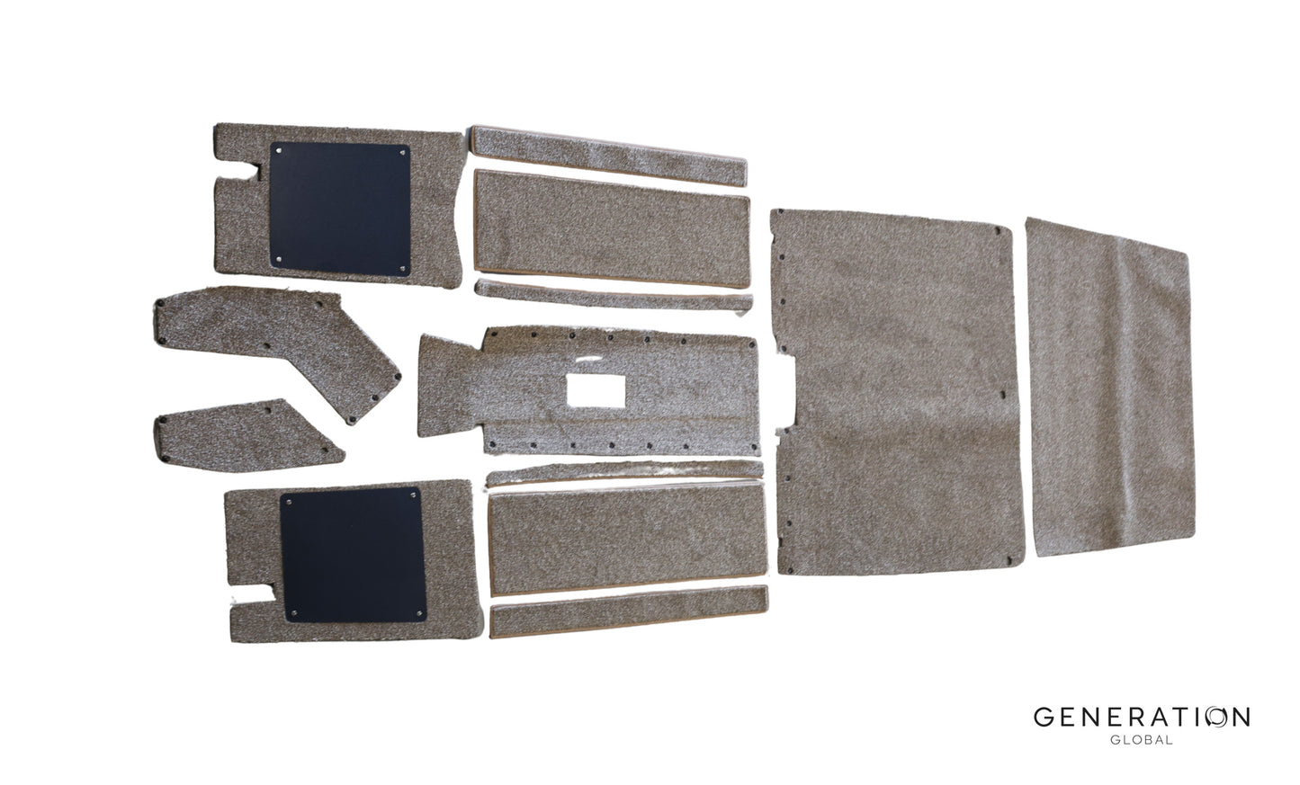 Plush WN-120 aviation carpet for Piper PA-28-140 aircraft interior refurbishment and restoration.