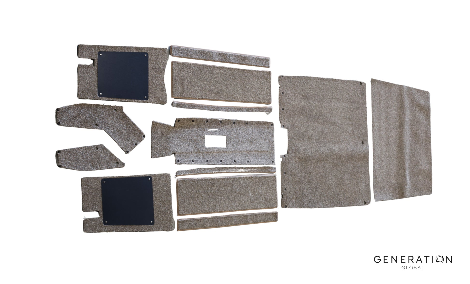 Plush WN-120 aviation carpet for Piper PA-28-140 aircraft interior refurbishment and restoration.