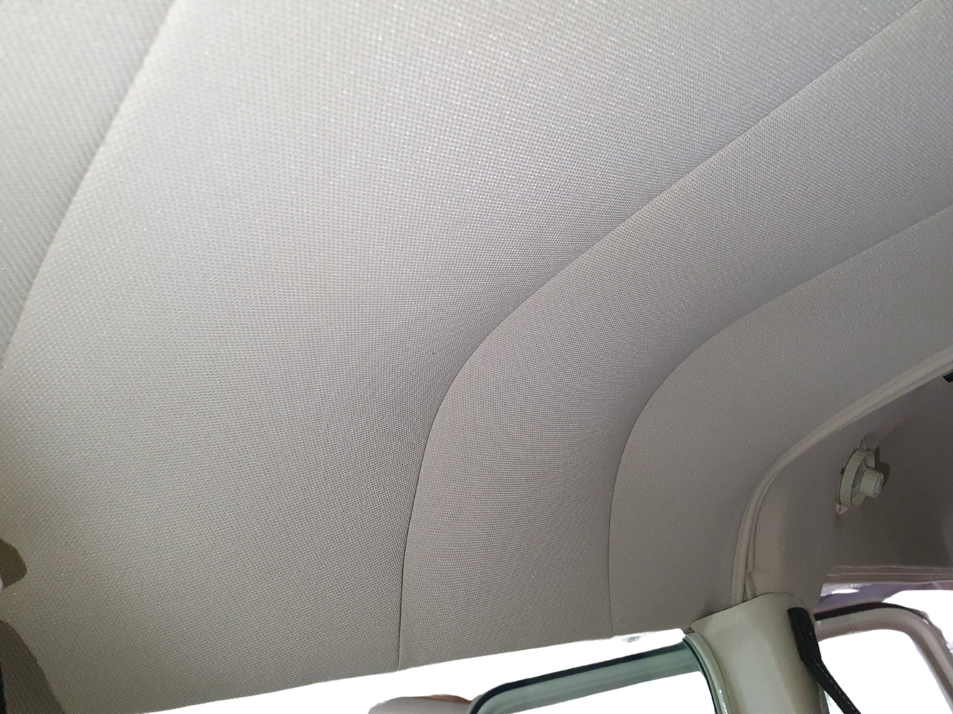 Cessna 180 Aircraft Interior Suspended Headlining | Custom Foam-Backed Interior Upgrade