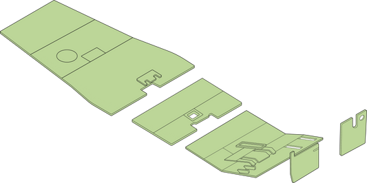 Baron E55 Carpet Set, Full Assembly