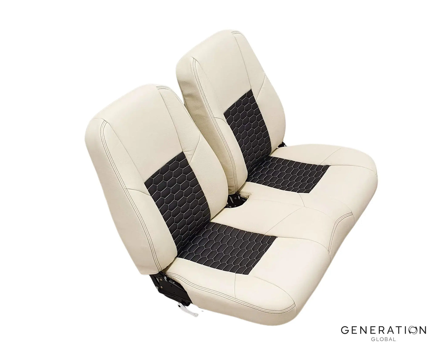 Cessna C180/c185 Middle Bench Seat Upholstery - High Back (1974-81) Leather Kit