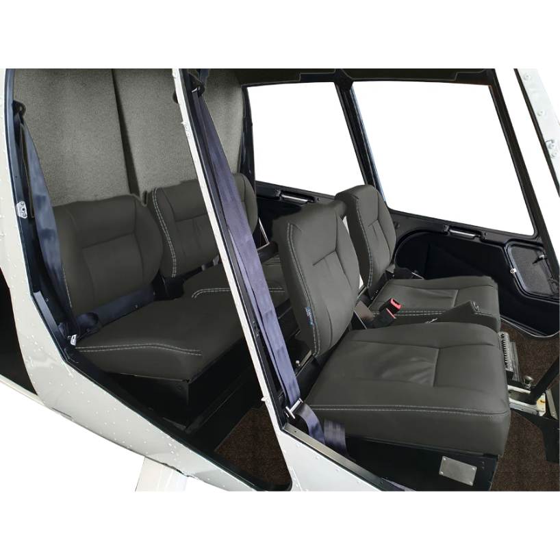 Robinson R66 Seating Capacity R66 Complete Interior Kit | Charcoal Grey Seats, Carpet, Headlining