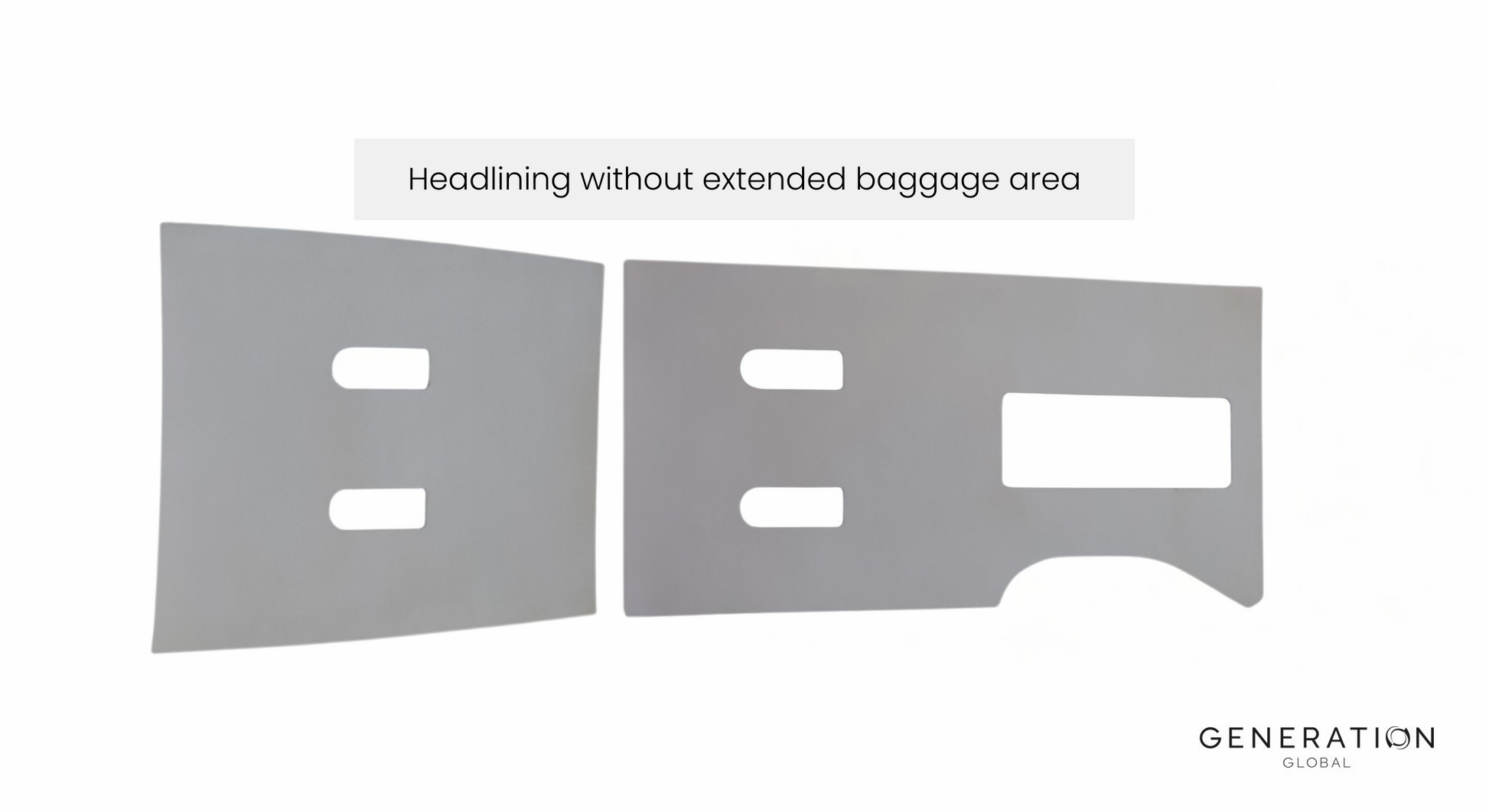 Beechcraft Baron E55 Aircraft Interior Headlining and rear bulkhead
