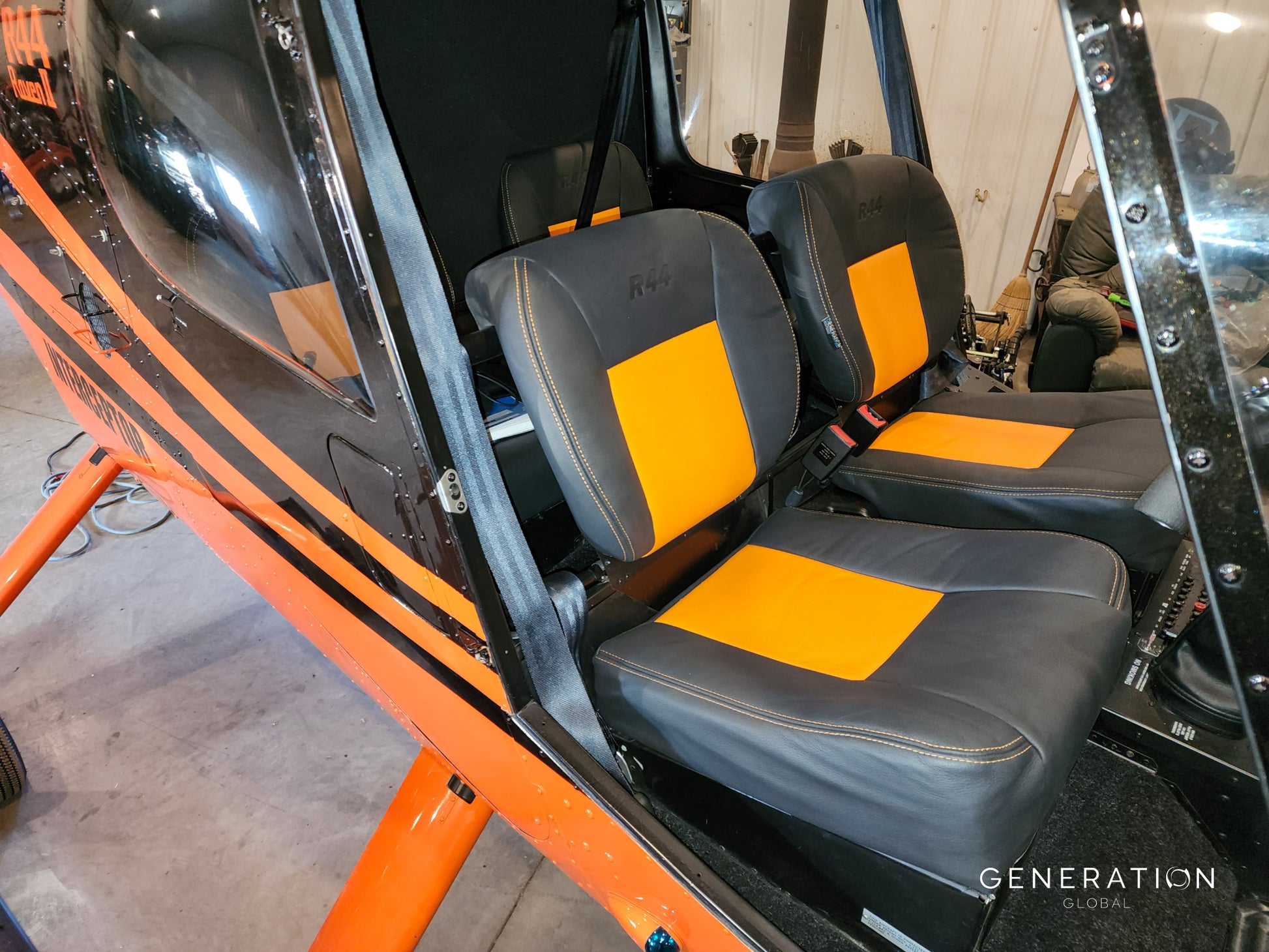 Robinson R44 Interior 